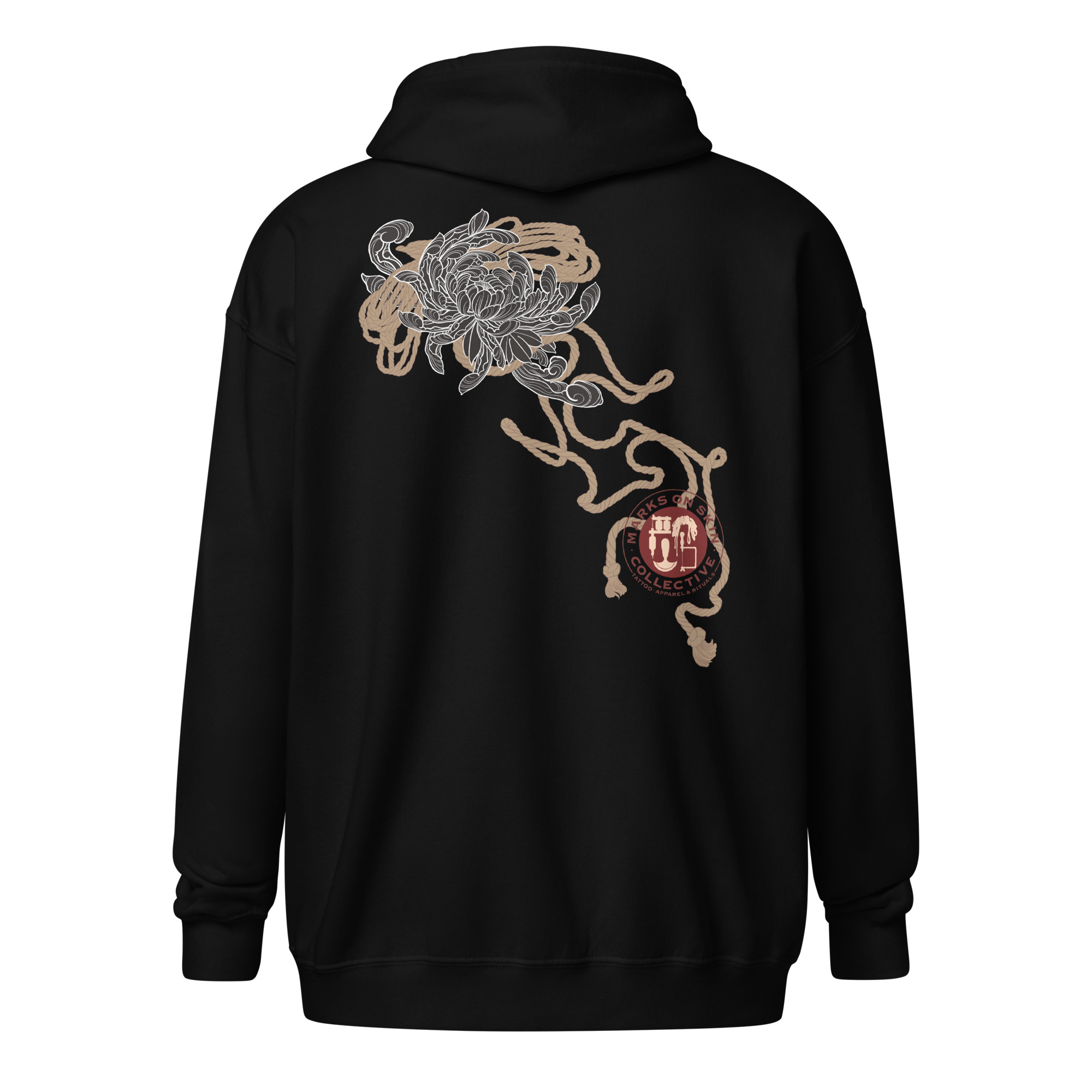 Ropey Chrysanth Zipper Hoodie – Bild 3