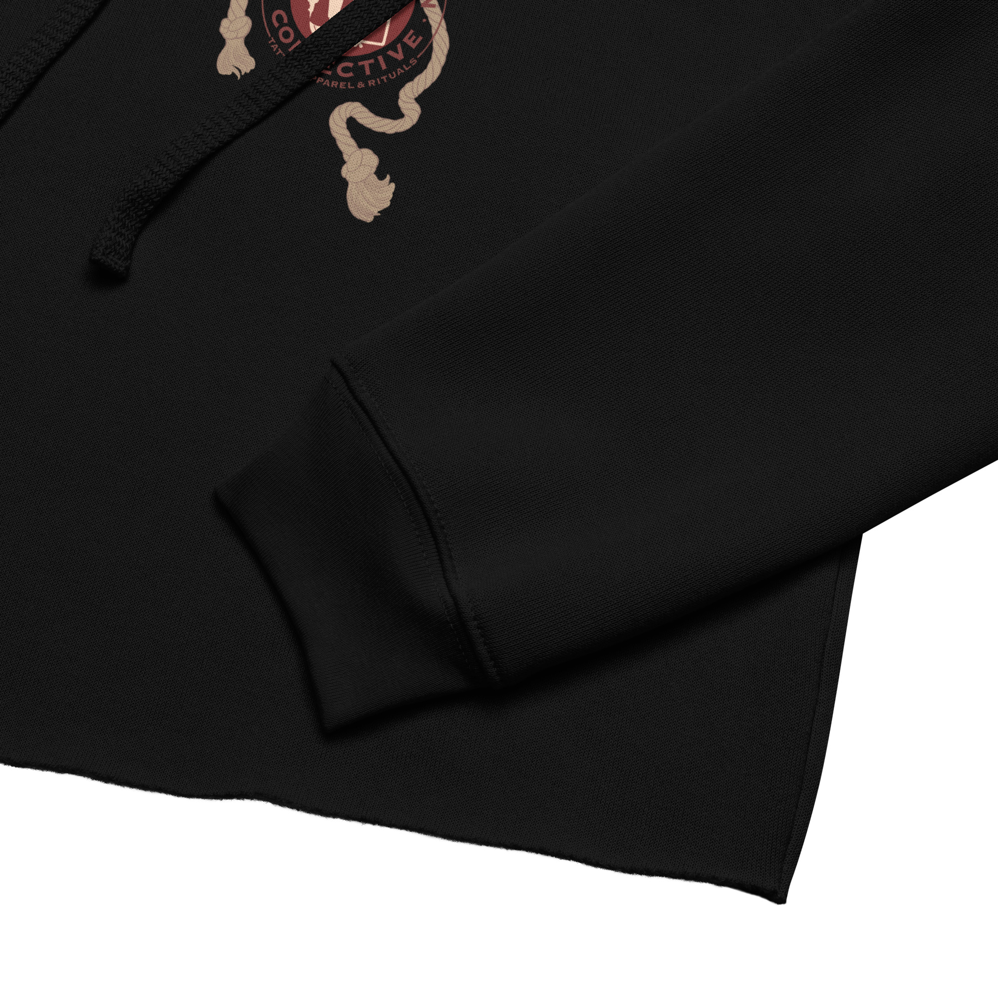 Ropey Chrysanthemum Crop Hoodie – Bild 4